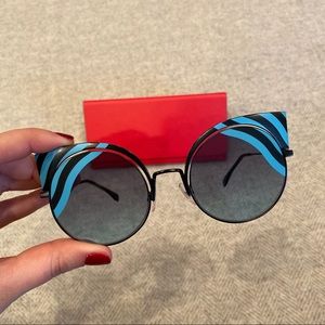 FENDI 53mm Cat Eye Sunglasses